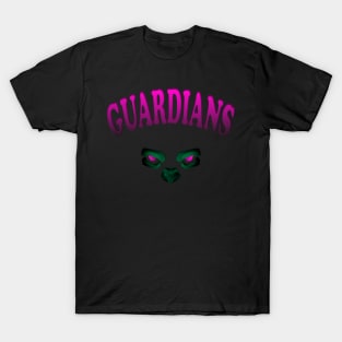 Guardians Gorilla Monkey Eyes Dark Shadows T-Shirt